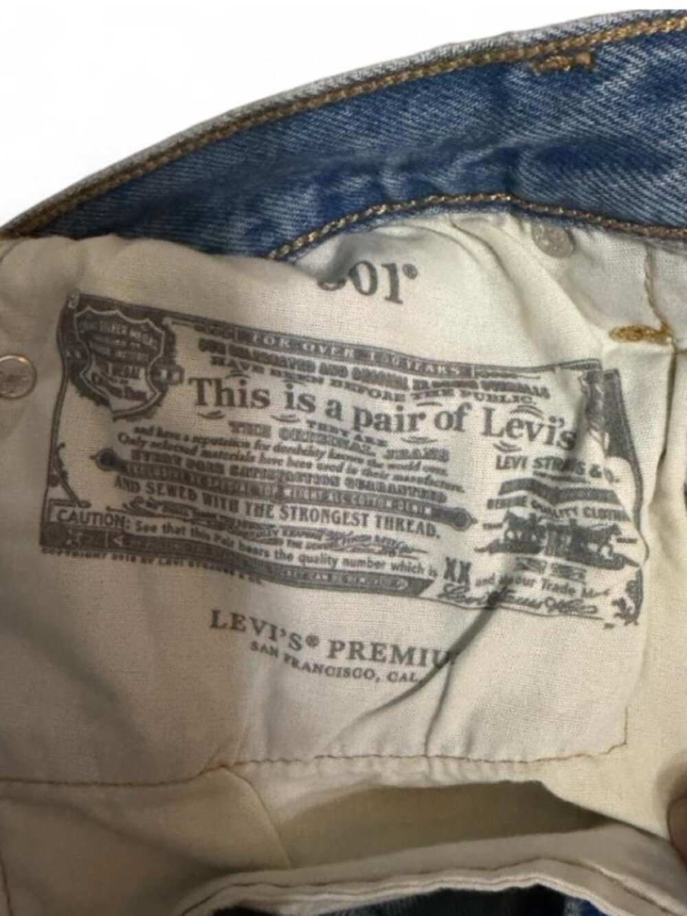 Levi's 90's 501 Jeans sz 29 - Picture 5 of 5